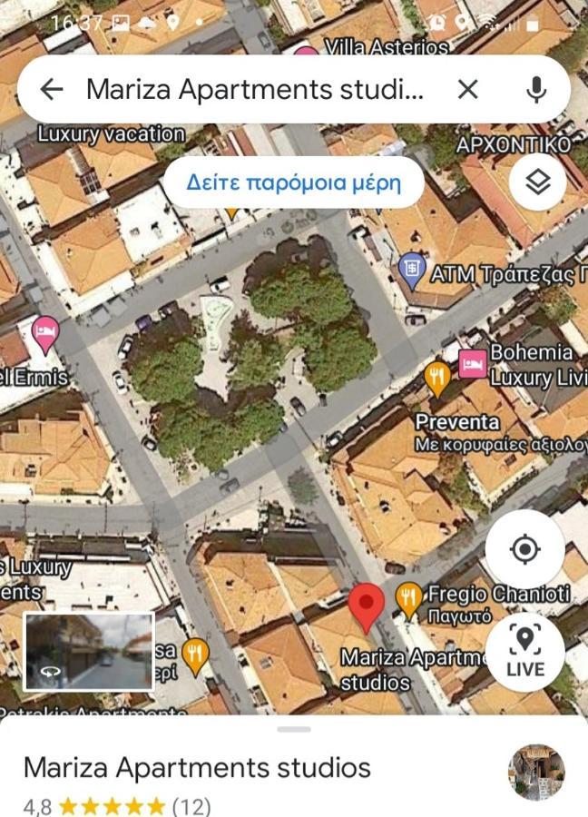 Mariza Apartments -Studios ฮานิโอติ ภายนอก รูปภาพ